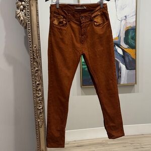 Zara Men's Skinny Jeans in Warm Brown
